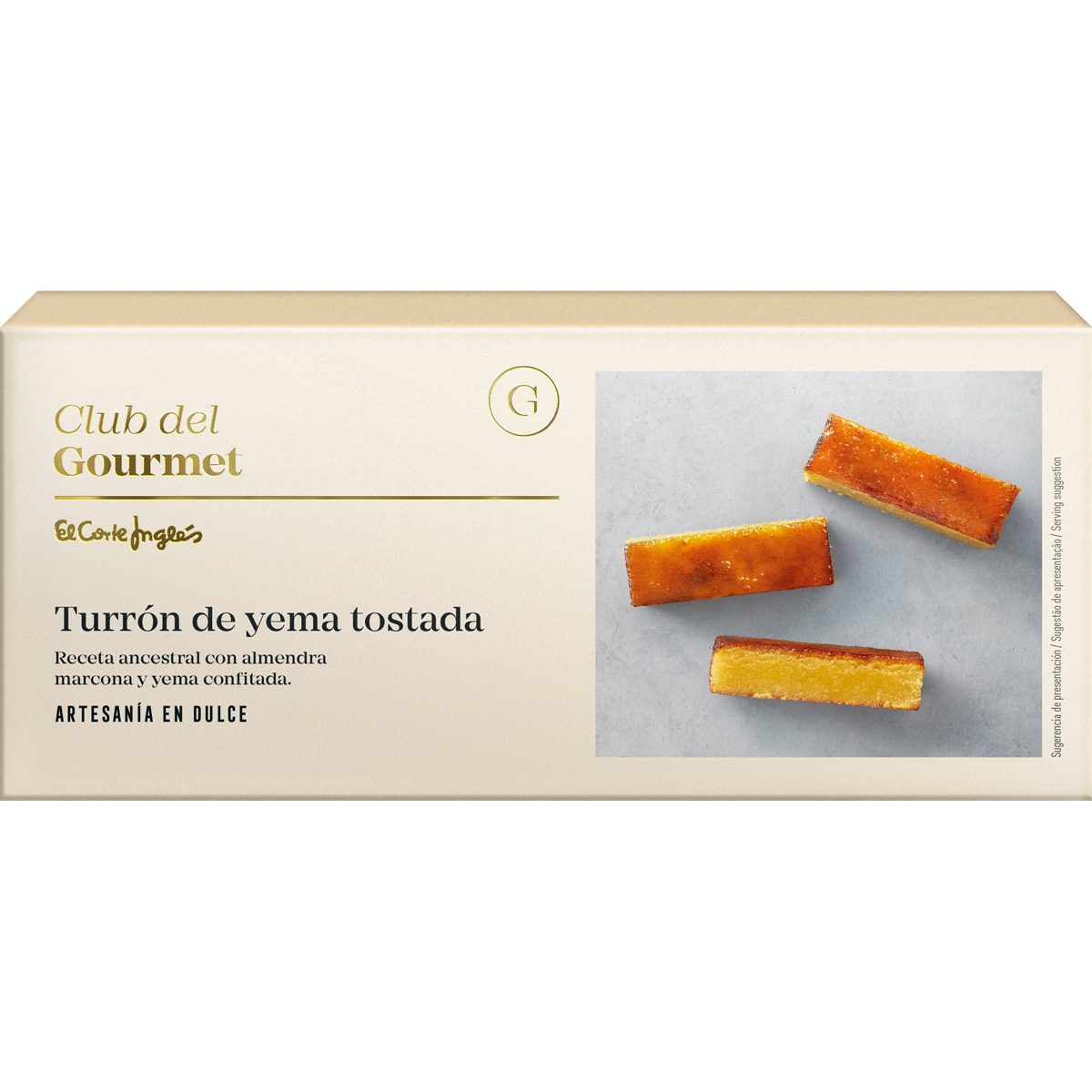 Imagen 0 de Turrón de yema tostada Club del Gourmet