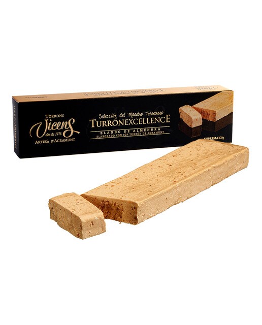 Imagen 0 de Turrón blando de almendra marcona 70% Excellence Vicens
