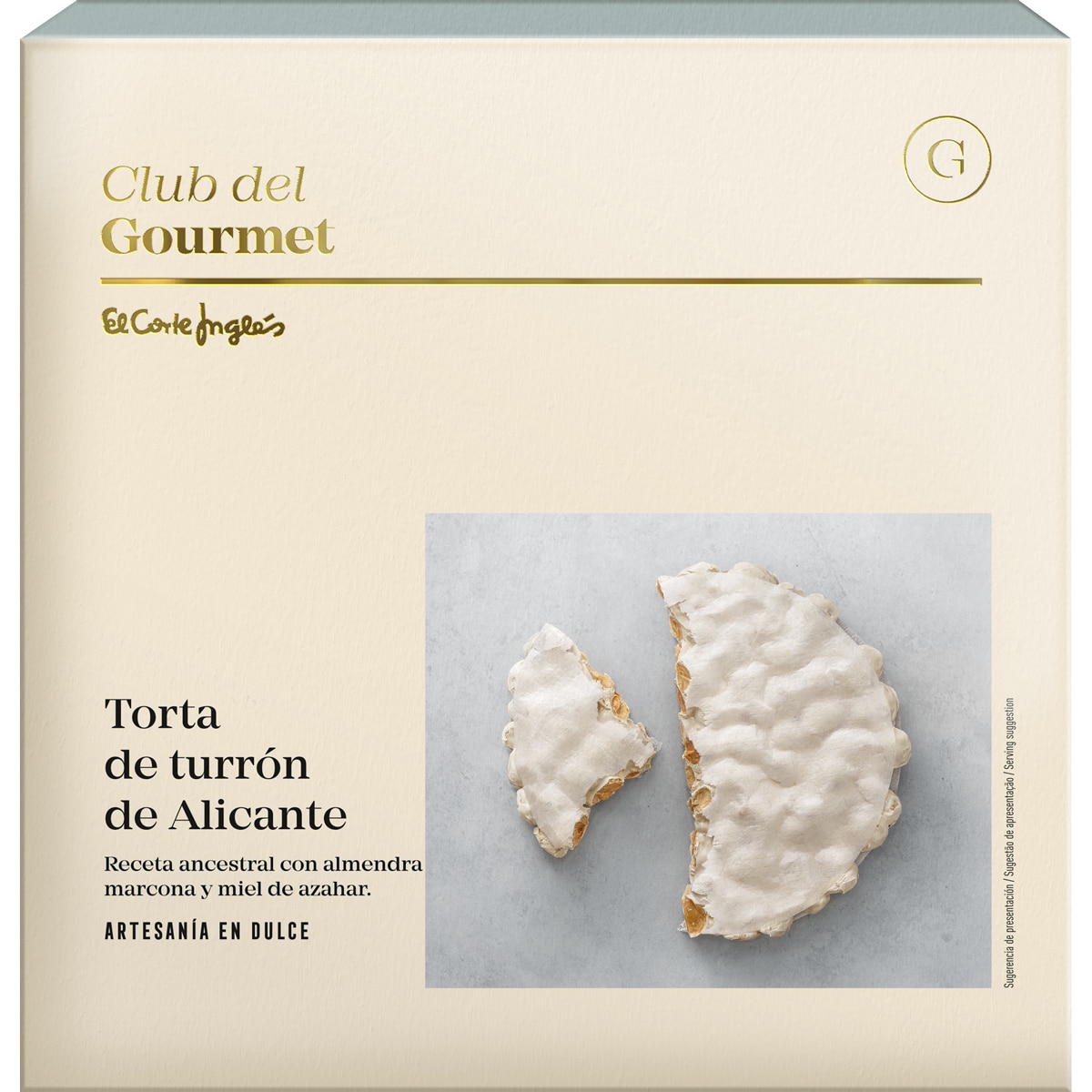 Imagen 0 de Torta de turrón de Alicante Club del Gourmet