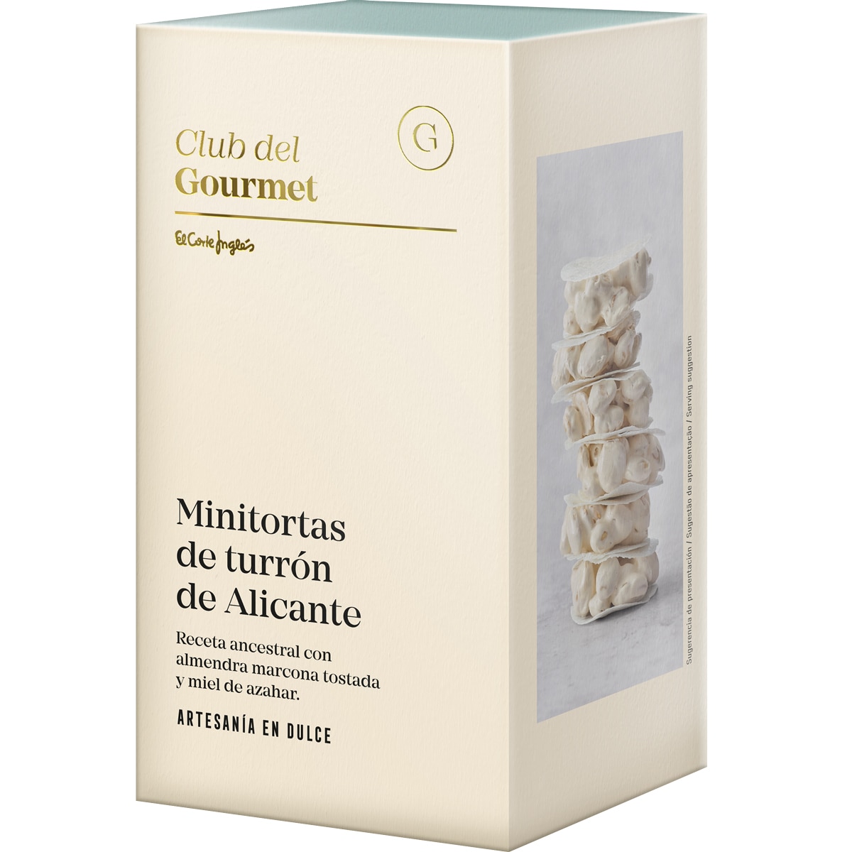 Imagen 0 de Mini torta de turrón de Alicante Club del Gourmet