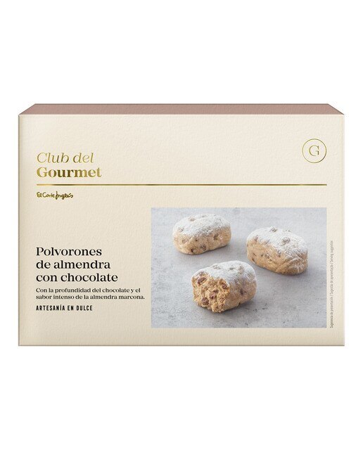 Polvorones de almendra con chocolate Club del Gourmet 1