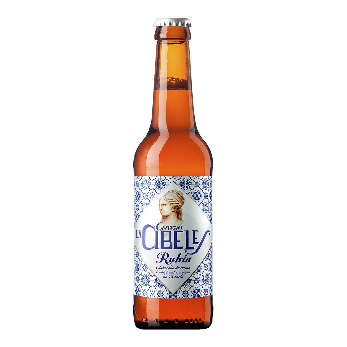 Cerveza rubia artesana La Cibeles Madrid 1