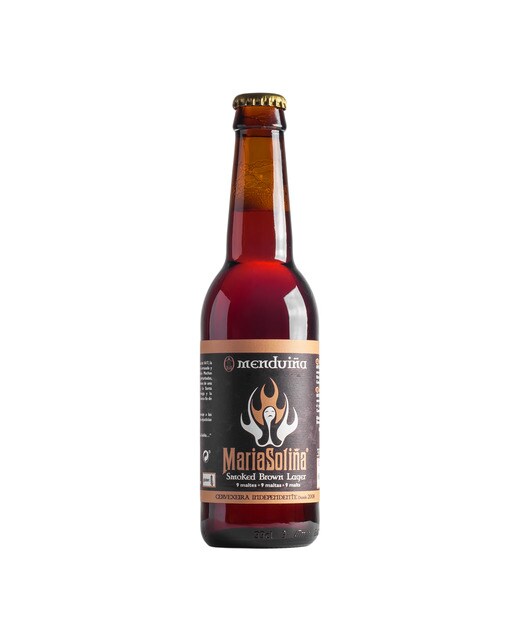 Imagen 0 de Cerveza María Soliña Smoked Brown Lager Menduiña