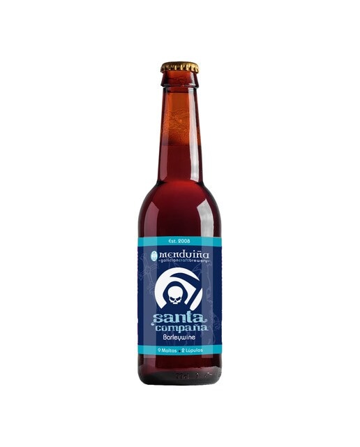 Cerveza tostada artesana Menduiña Santa Compaña Oak Aged Barley Wine