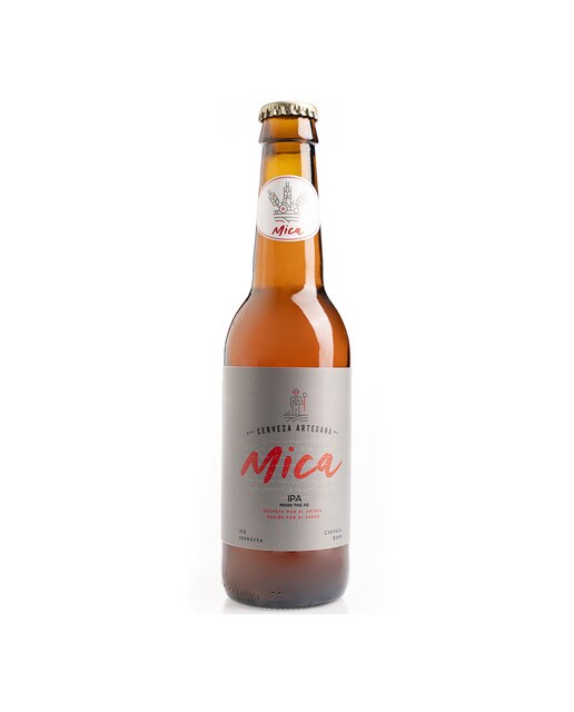 Pack de 6 cervezas artesanas Mica en caja de madera 4