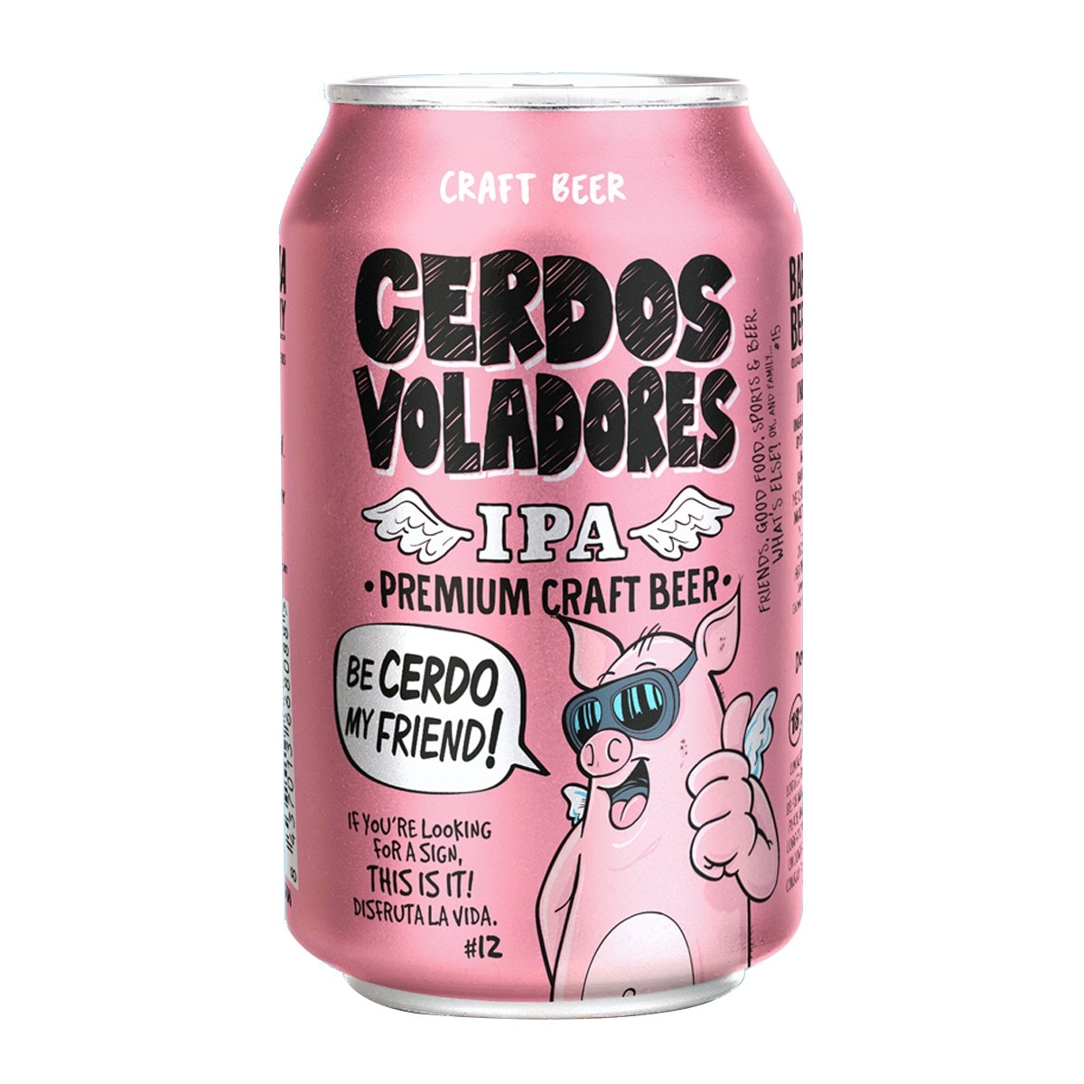 Imagen 0 de Cerveza rubia artesana IPA Cerdos Voladores