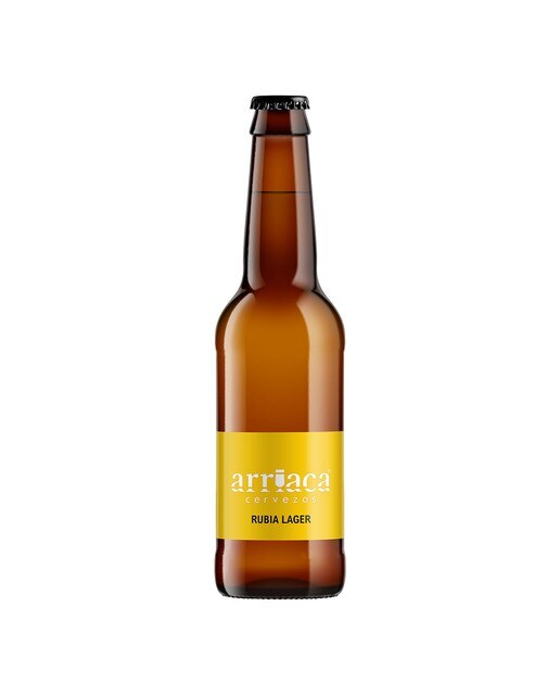 Cerveza artesana rubia Lager Arriaca