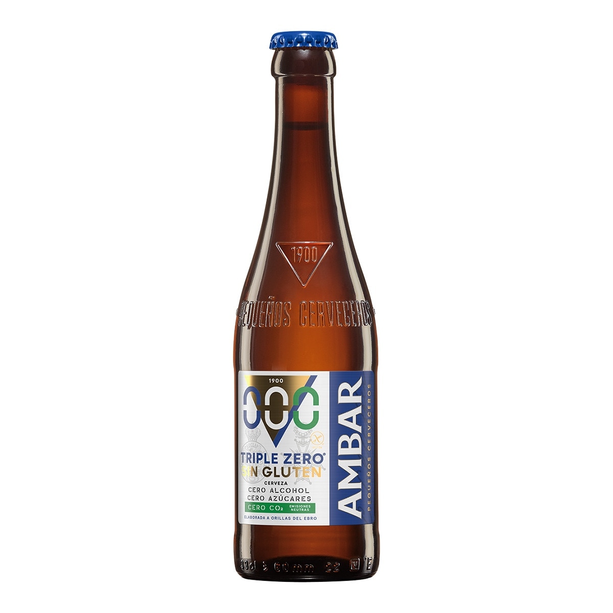 Imagen 0 de Cerveza rubia Ámbar sin alcohol y sin gluten