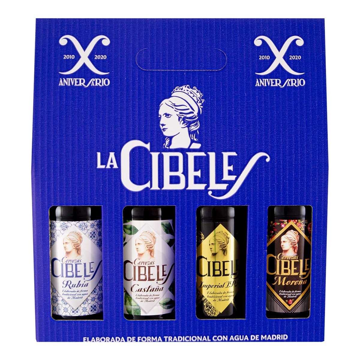 Imagen 0 de Pack 4 cervezas artesanas "Siente Madrid" La Cibeles