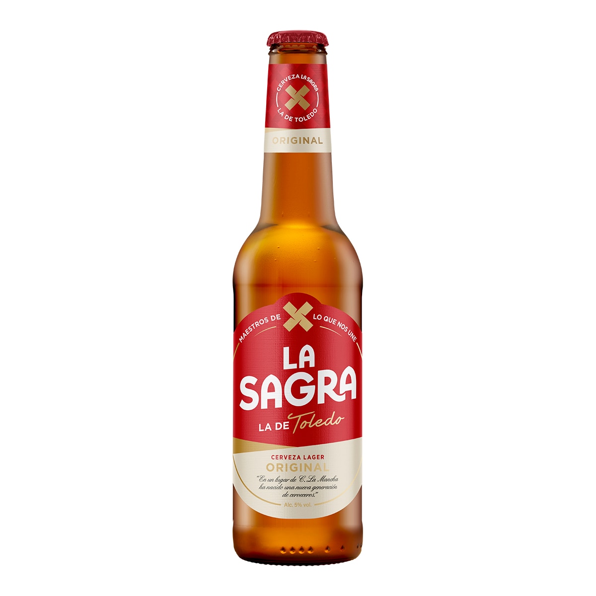 Imagen 0 de Cerveza rubia original Lager Bohemia La Sagra