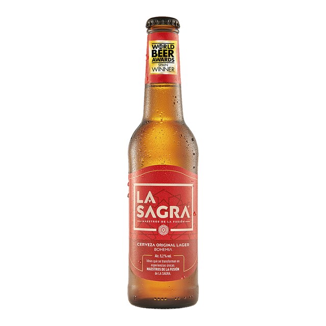 Imagen 0 de Cerveza rubia original Lager Bohemia La Sagra
