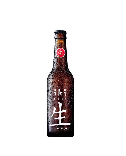 Cerveza rubia japonesa artesana con té verde sencha y yuzu Iki 1