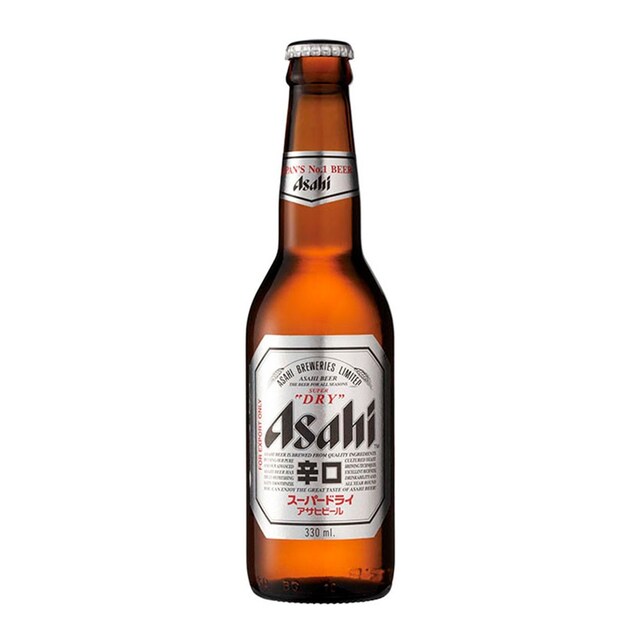 Cerveza rubia japonesa artesana super dry Asahi