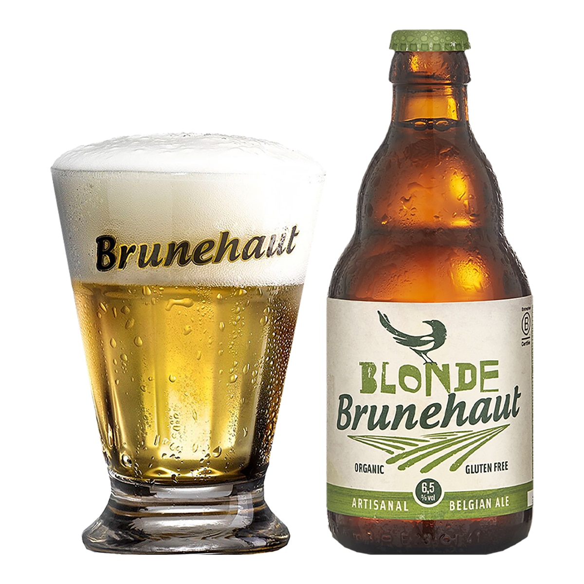 Cerveza rubia artesana Brunehaut Blonde Ale sin gluten 2