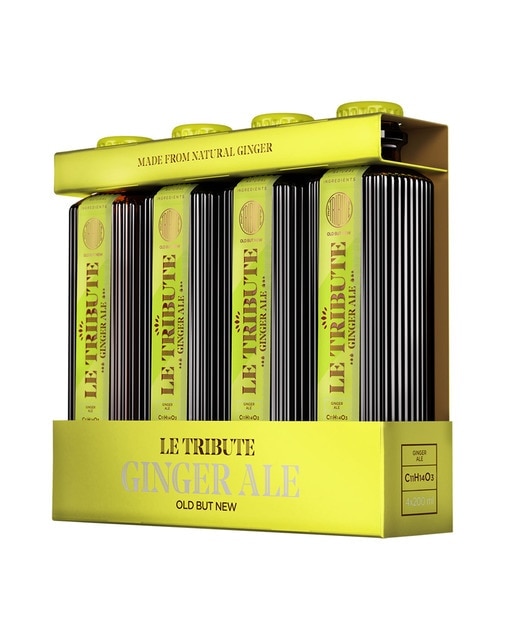 Imagen 0 de Refresco Ginger Ale Le Tribute pack 4 botellas