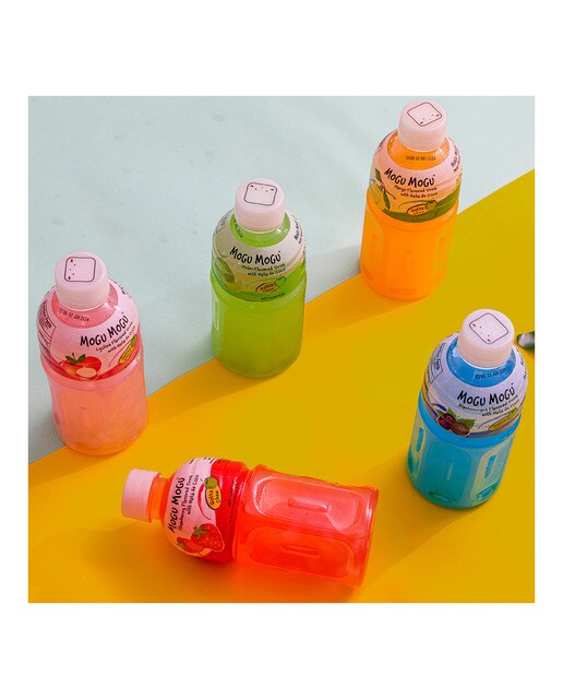 Bebida sabor a fresa con nata de coco Mogu Mogu 3