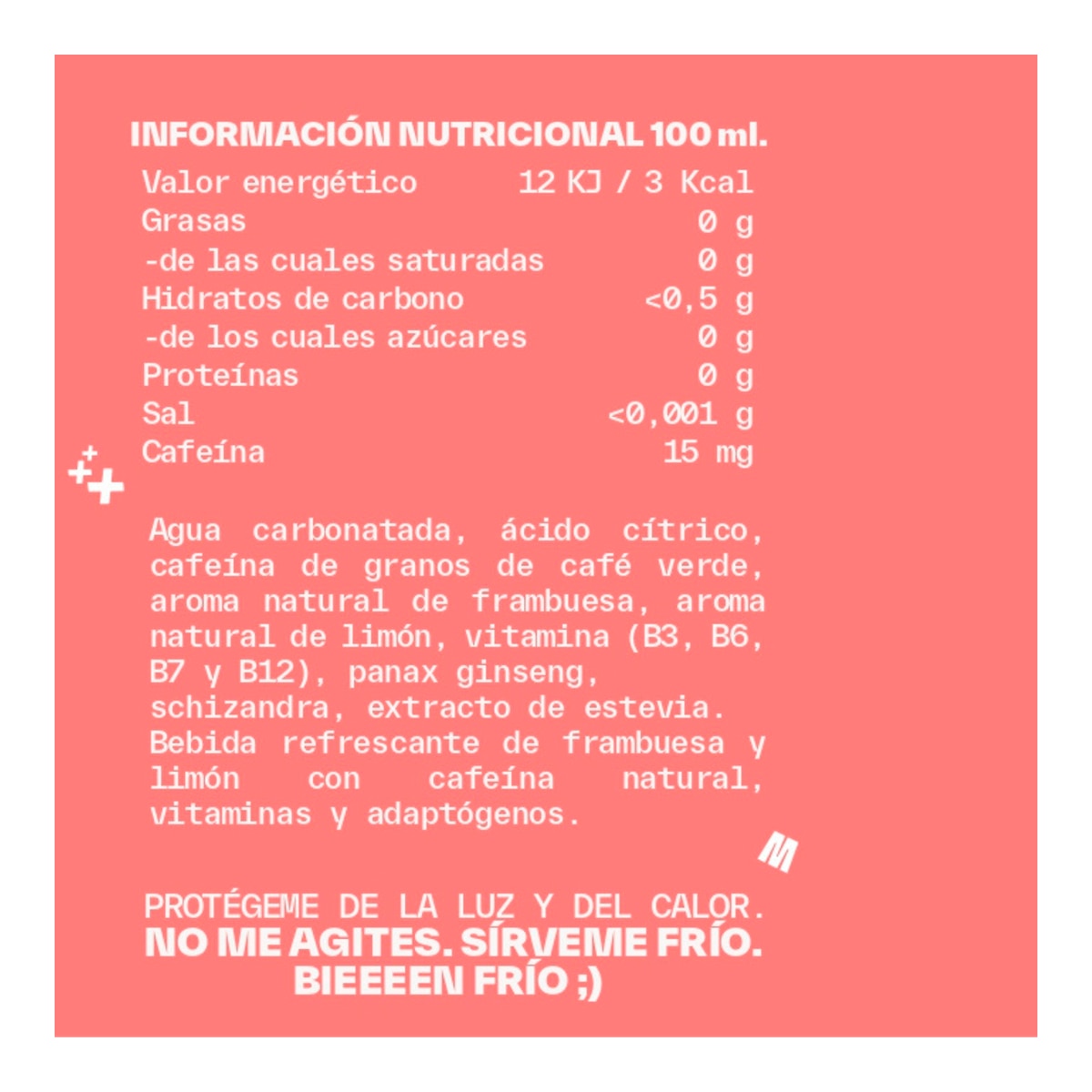 Refresco On Energy Rasperry limonada Miwi 2