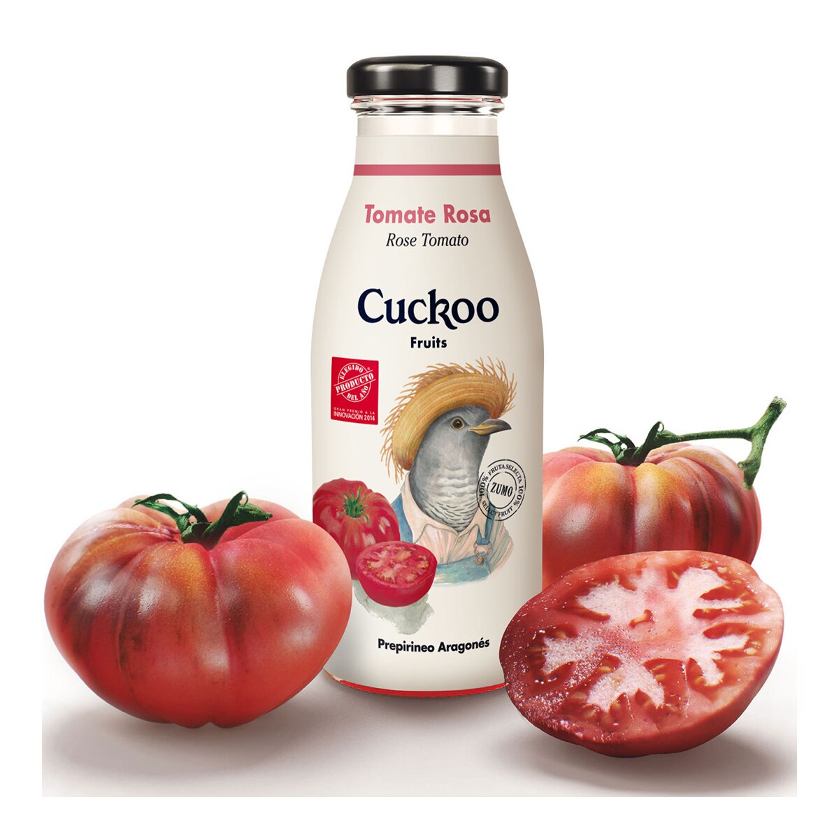 Zumo de tomate Rosa de Aragón Cuckoo Fruits 2
