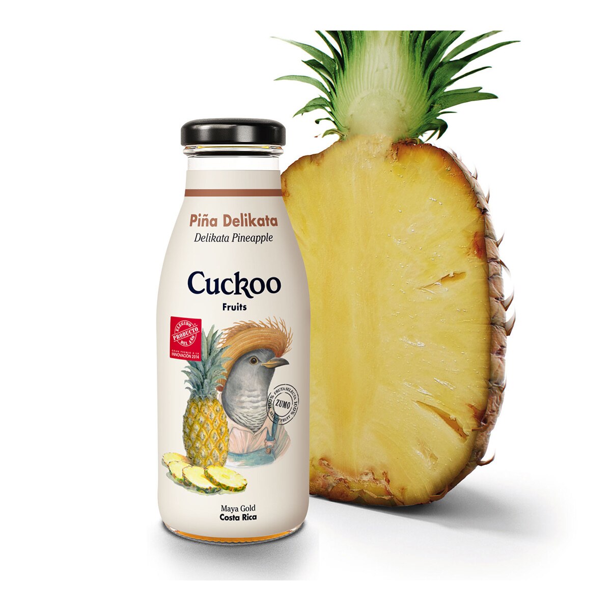 Zumo de piña Delikata de origen Costa Rica Cuckoo Fruits 2