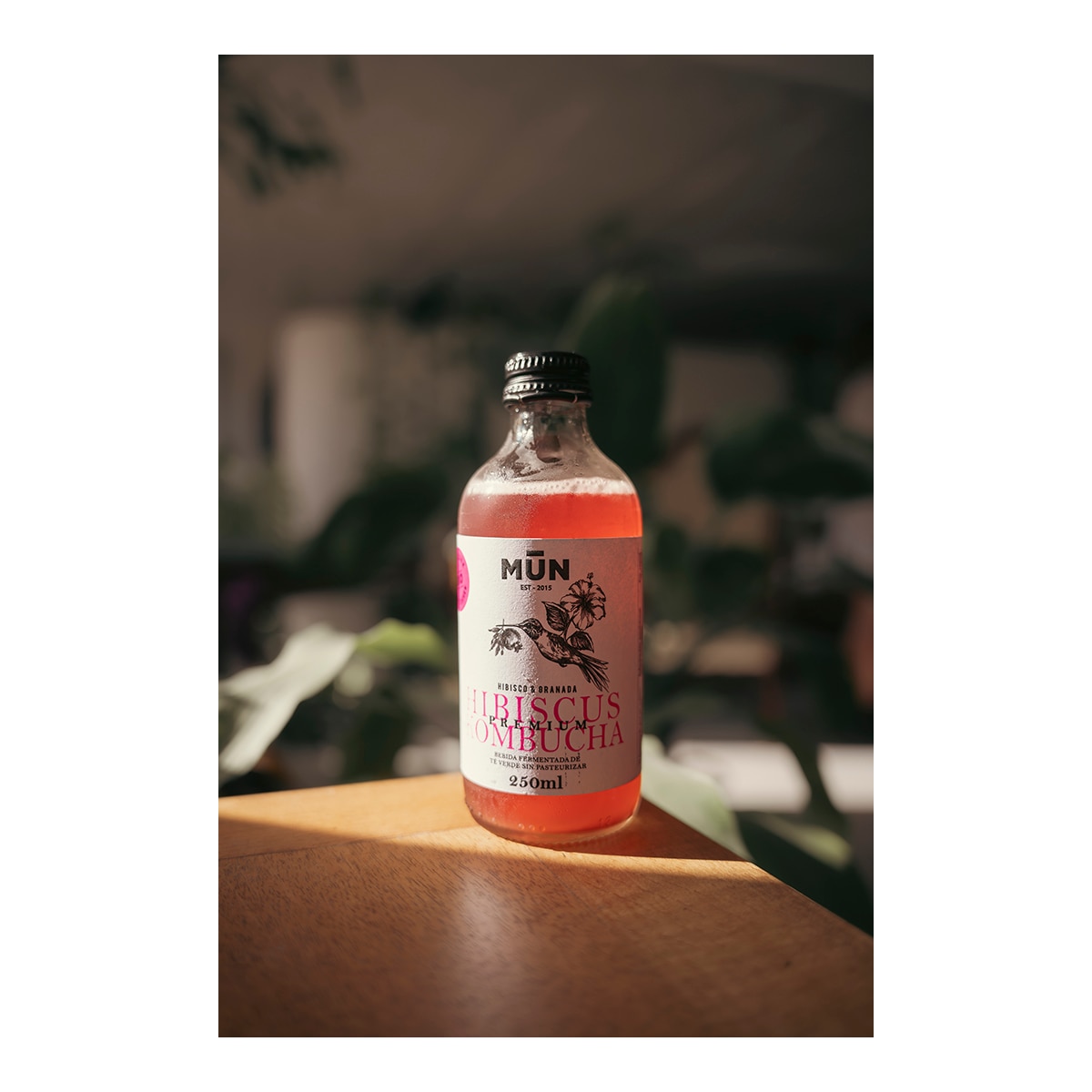 Imagen 3 de Té probiótico Hibiscus Kombucha con granada e hibisco
