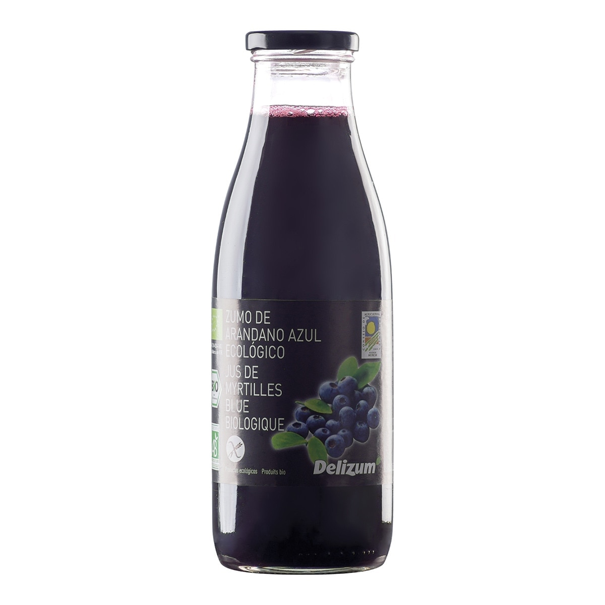 Zumo de arándano azul ecológico Delizum 1