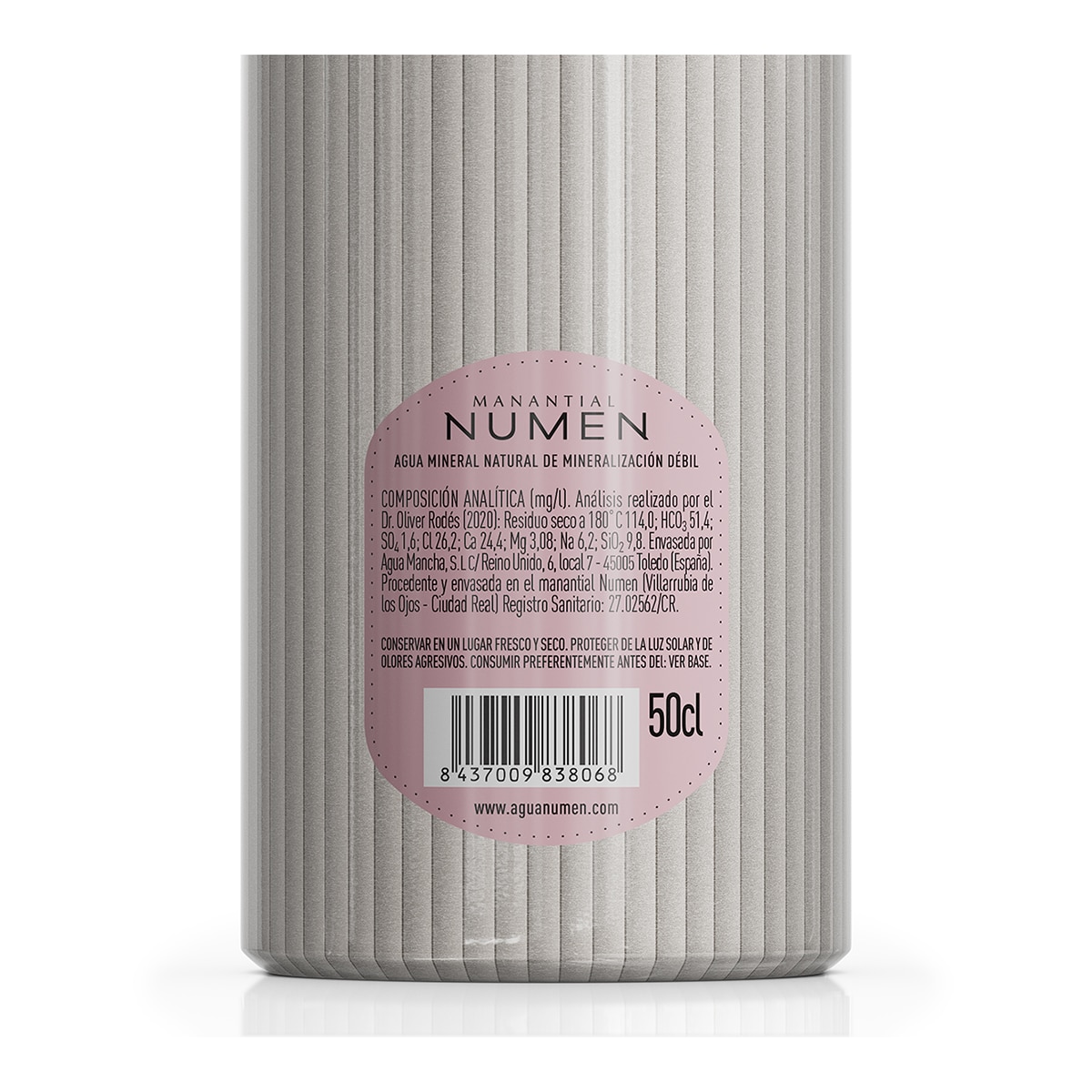 Agua mineral sin gas Numen 2
