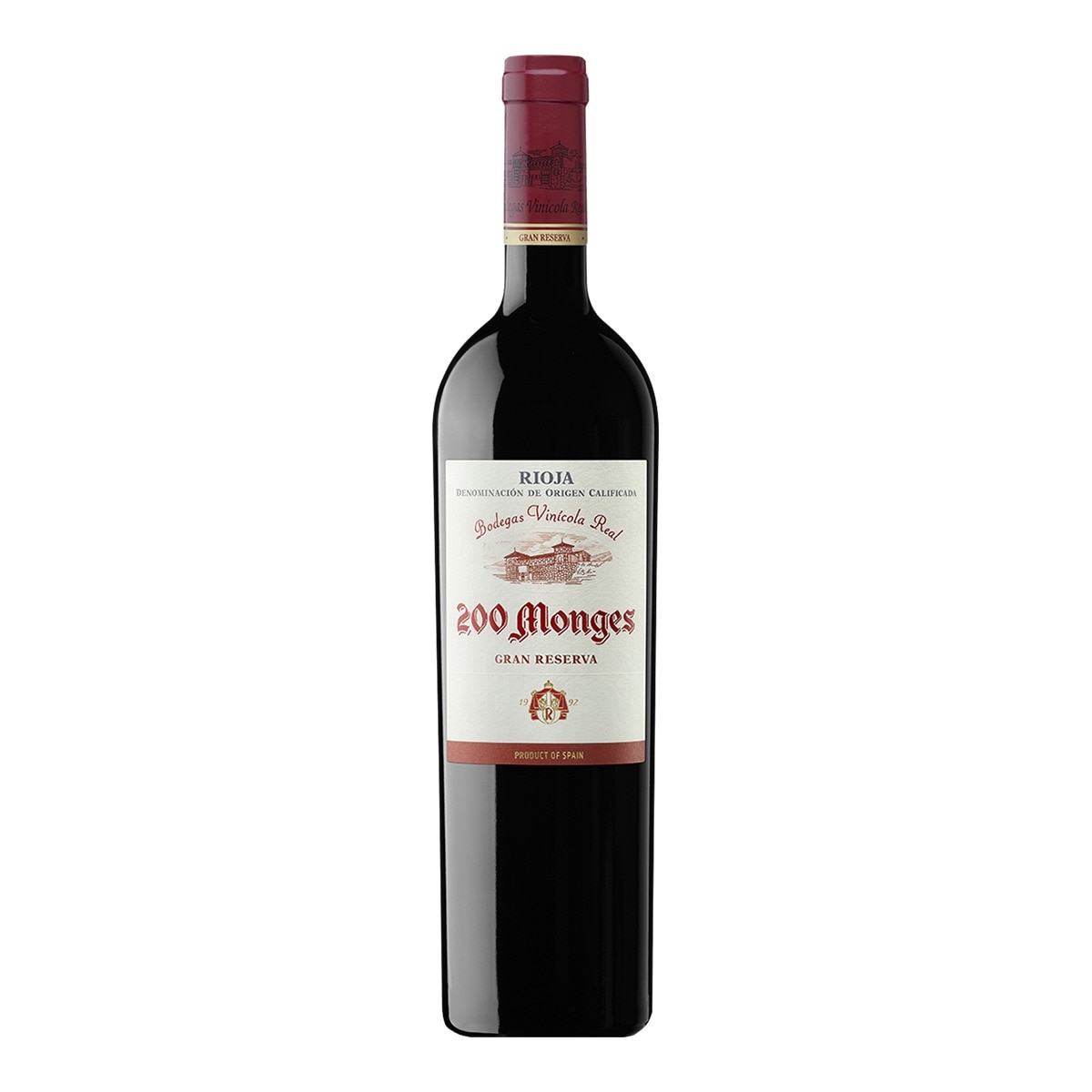 Imagen 0 de Vino tinto 200 Monges Gran Reserva 2010 Rioja