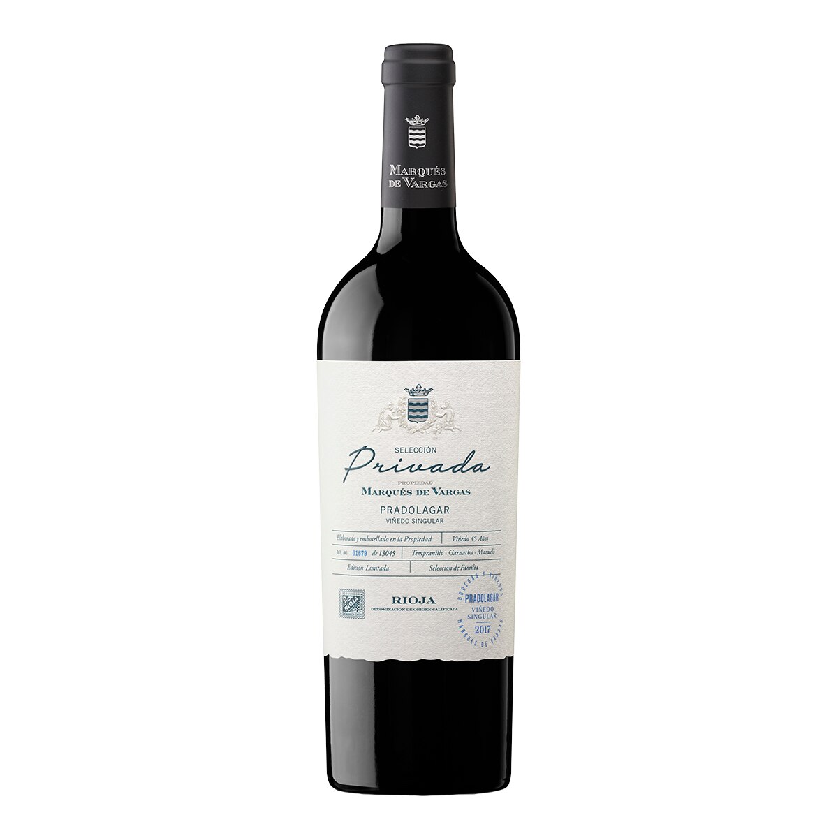 Vino tinto Marqués de Vargas selección privada 2017 Rioja 2