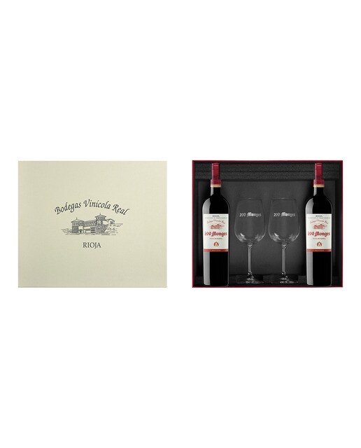 Imagen 0 de Estuche vinos tintos 200 Monges Gran Reserva 2010 Rioja