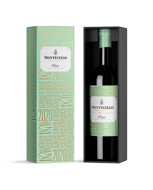 Estuche vino tinto Montecillo Gran Reserva Selección Especial 150 Aniversario 2005 Rioja 2