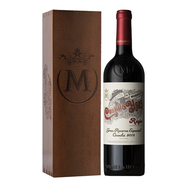 Estuche vino tinto Castillo Ygay Gran Reserva Especial Marqués de Murrieta 2012 Rioja