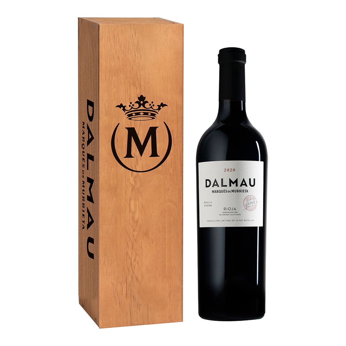 Estuche vino tinto Dalmau 2020 Rioja Mágnum 1