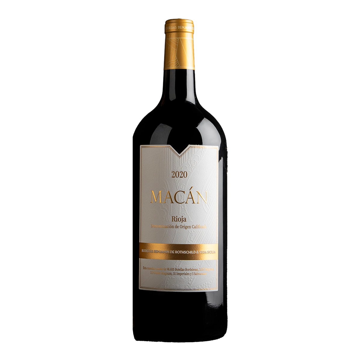 Imagen 0 de Vino tinto Macán tempranillo 2020 Rioja Doble Mágnum