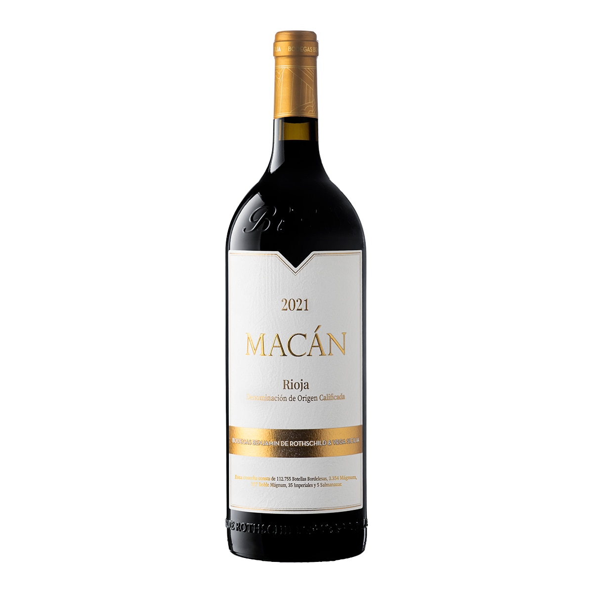 Imagen 1 de Vino tinto Macán tempranillo 2021 Rioja Mágnum