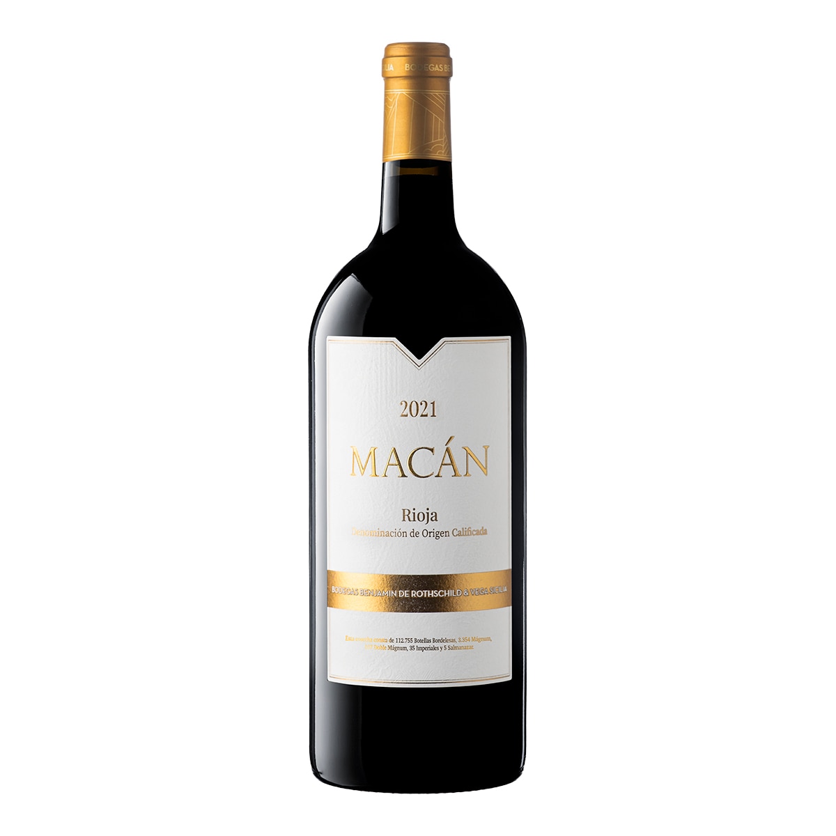 Imagen 1 de Vino tinto Macán tempranillo 2021 Rioja Doble Mágnum