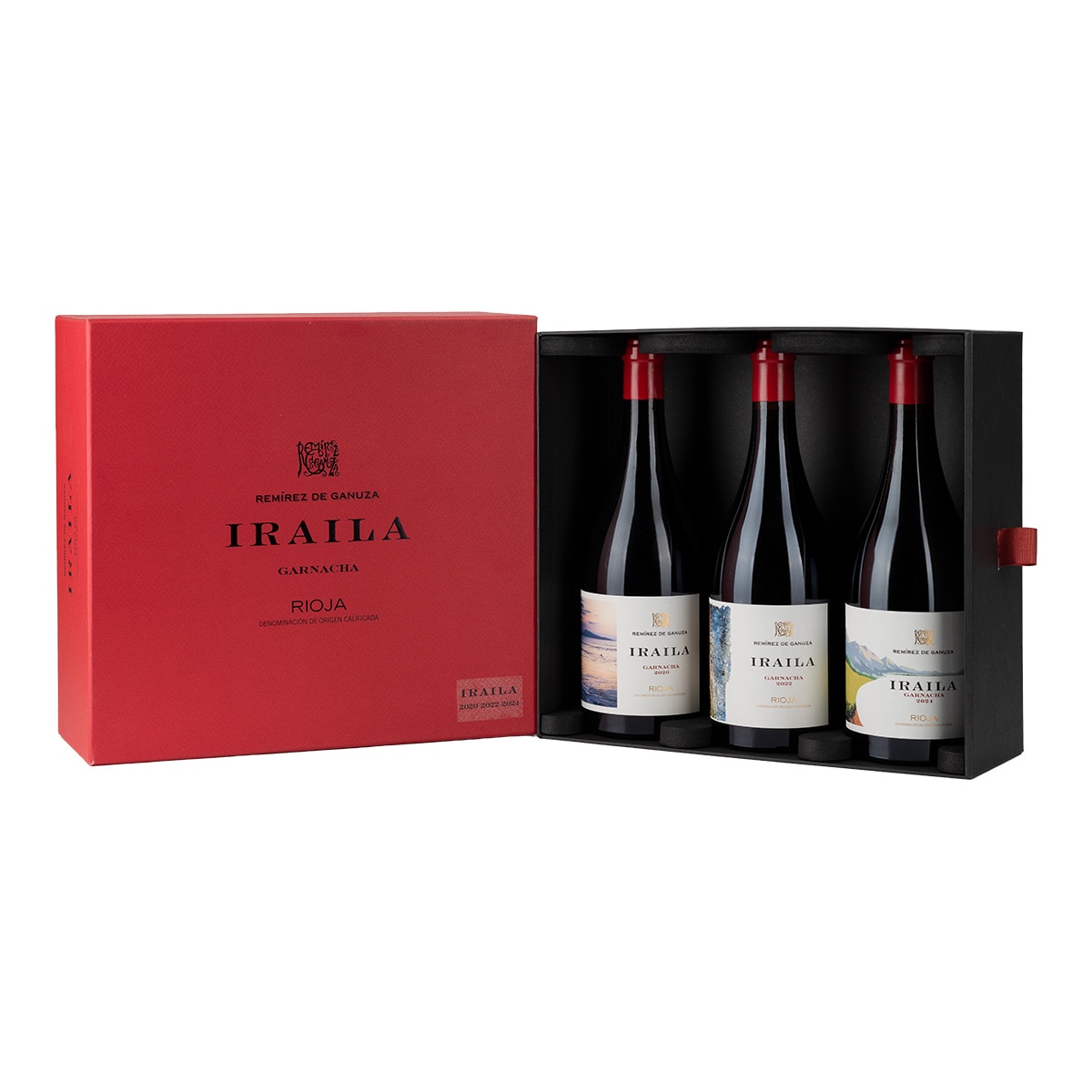 Estuche de vino tinto Iralia Garnacha Rioja 1