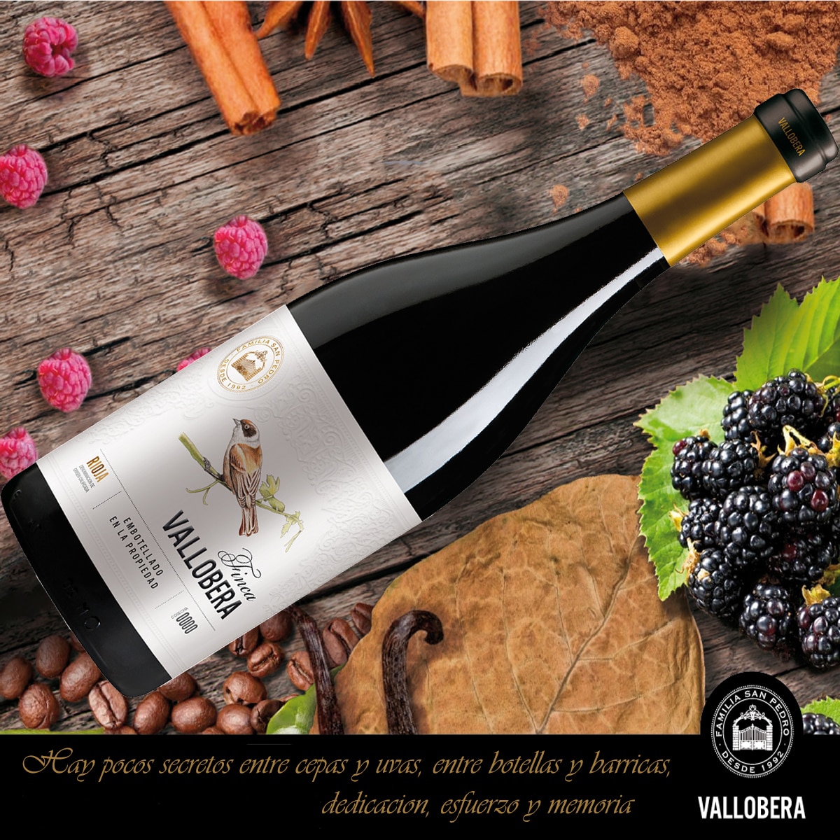 Vino tinto Finca Vallobera tempranillo 2020 Rioja 3