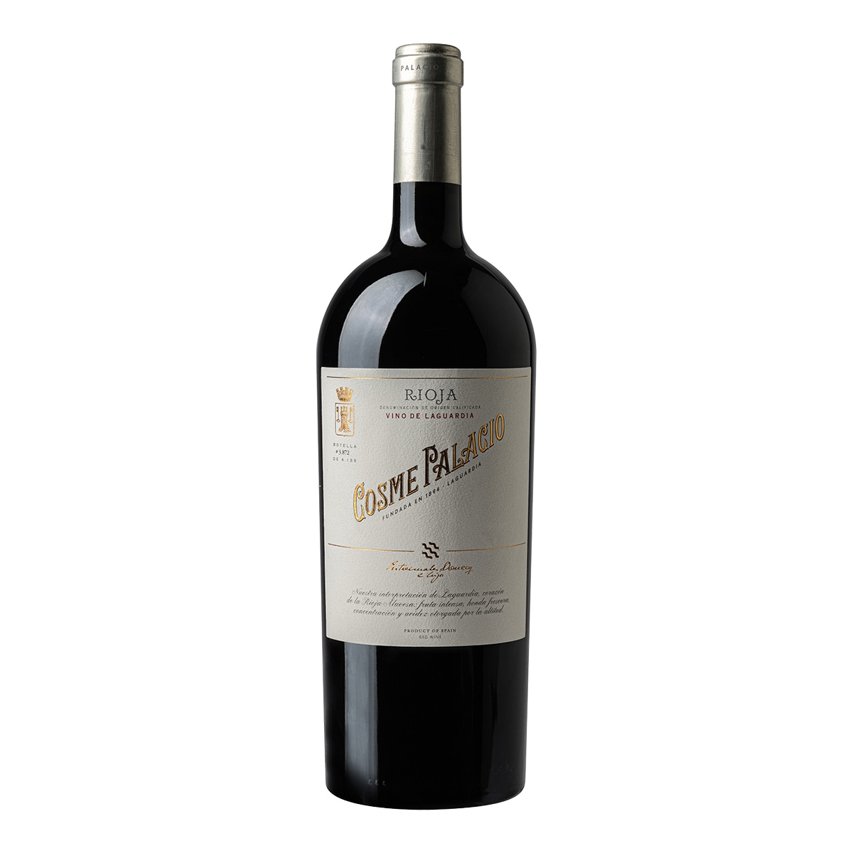 Vino tinto Cosme Palacio Crianza Tempranillo 2020 Rioja Mágnum 1
