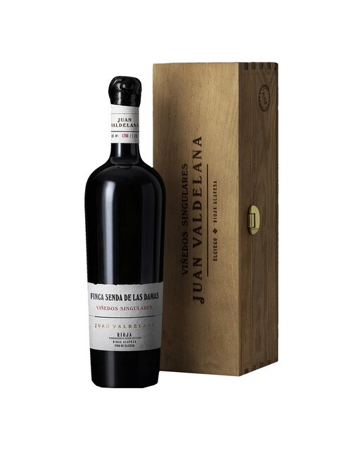 Imagen 0 de Estuche vino tinto Senda de las Damas Viñedos Singulares Juan Valdelana 2020 Rioja