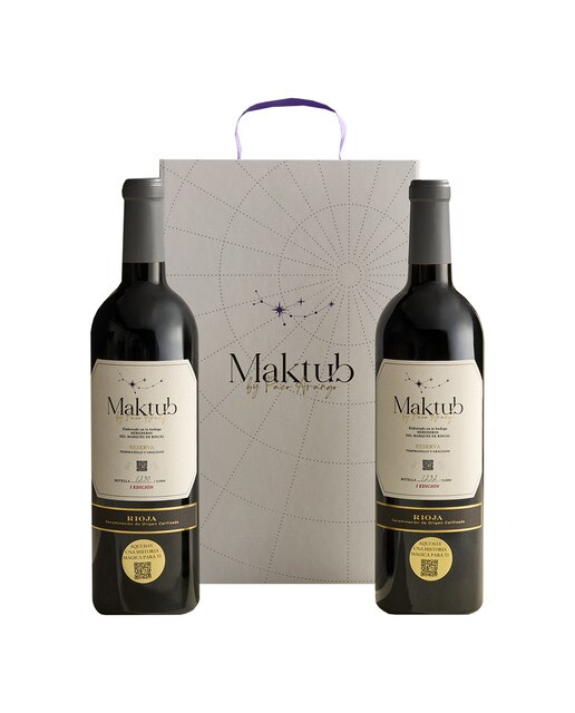Imagen 0 de Esuche vinos tintos Maktub by Paco Arango Reserva 2019 Rioja