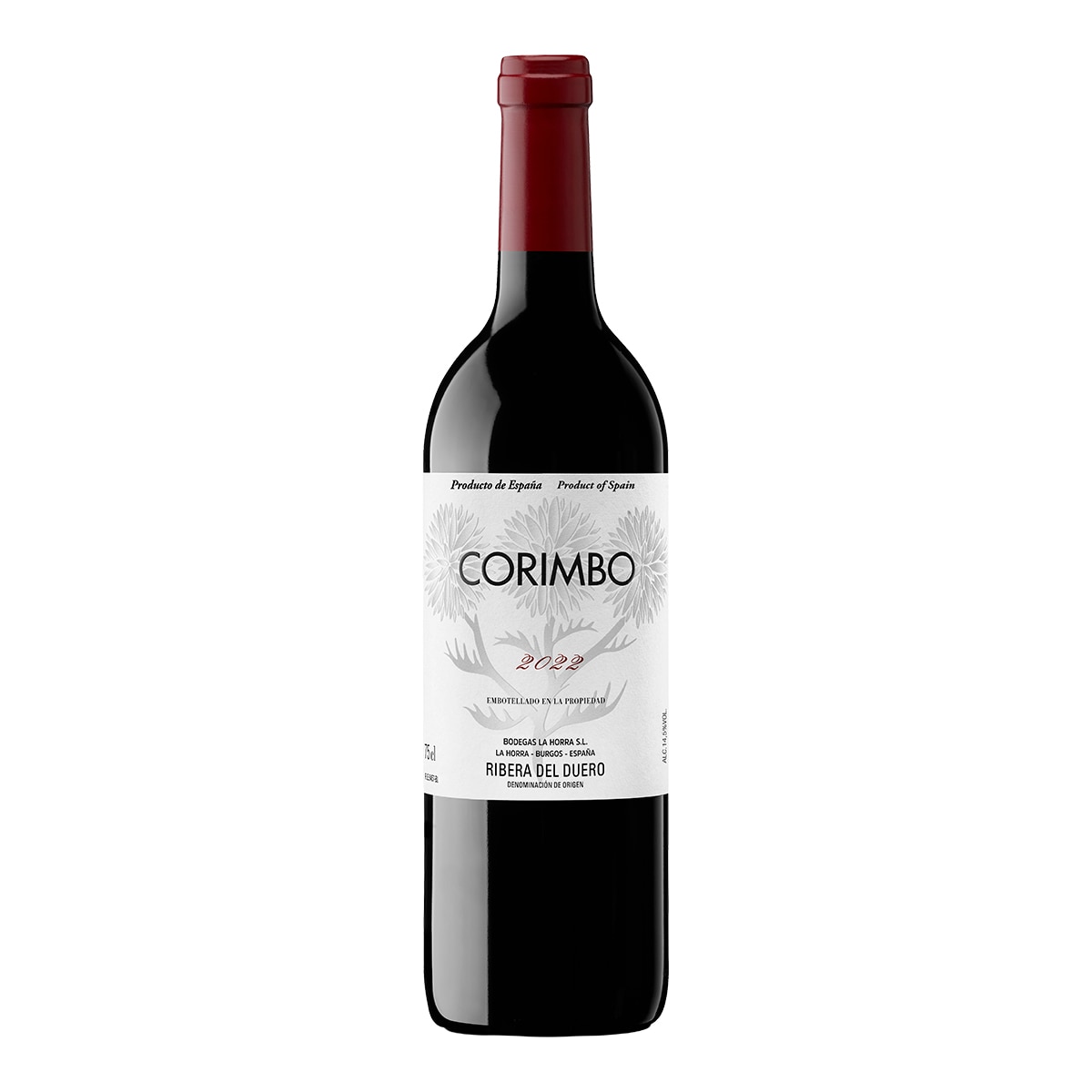 Imagen 0 de Vino tinto Corimbo ecológico Tempranillo 2022 Ribera del Duero La Horra