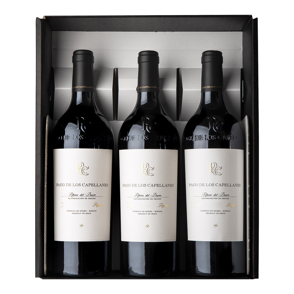 Estuche vinos tintos Pago de los Capellanes Reserva 2022 Ribera del Duero 2