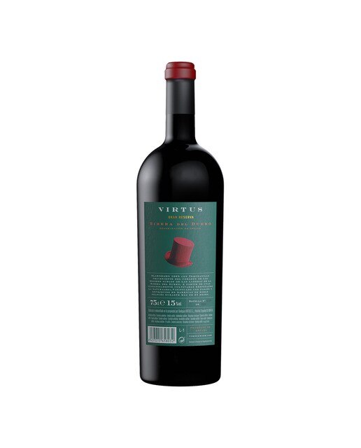 Vino tinto Virtus Reserva tempranillo 2017 Ribera del Duero 2