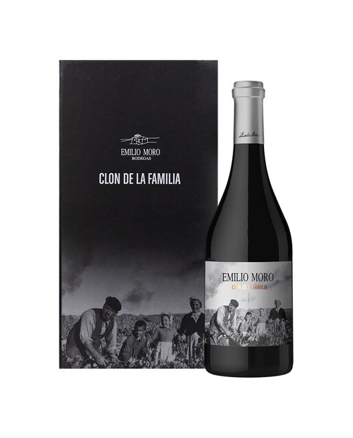 Estuche vino tinto Clon de la Familia Emilio Moro Tempranillo 2018 Ribera del Duero 1