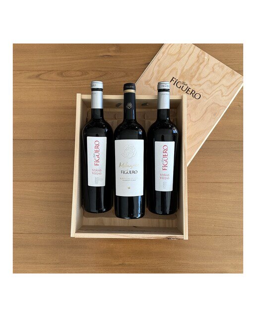 Estuche vinos tintos Figuero Ribera del Duero 2