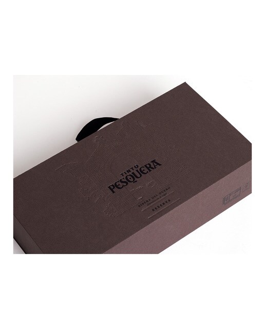 Estuche vinos tintos Pesquera reserva tempranillo 2020 Ribera del Duero 2