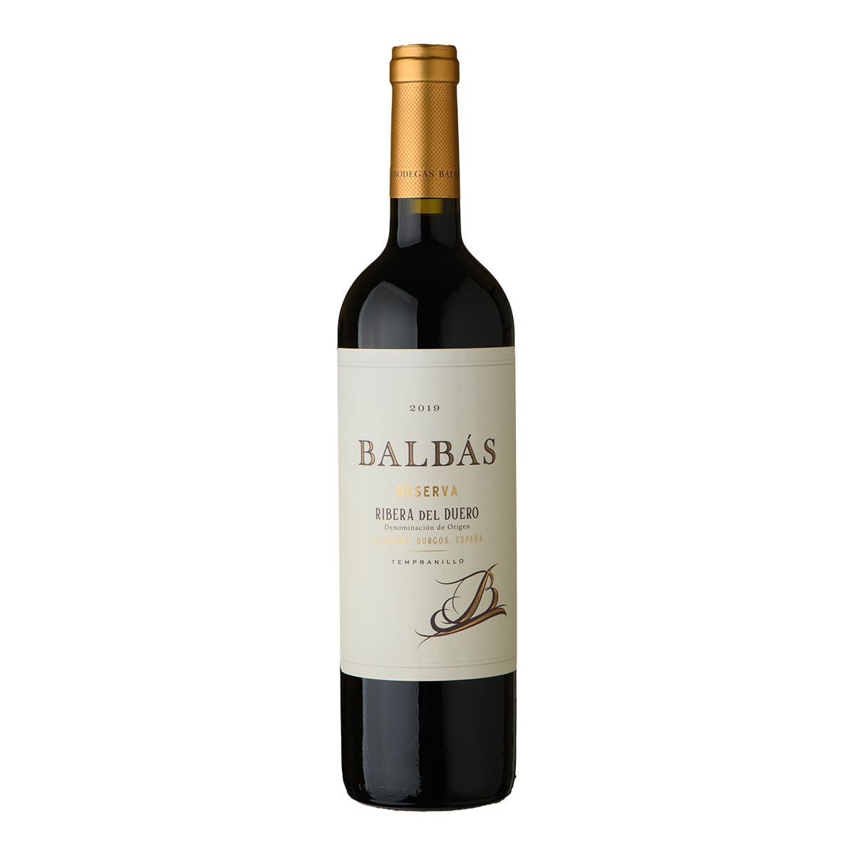 Imagen 0 de Vino tinto Balbás reserva tempranillo 2019 Ribera del Duero