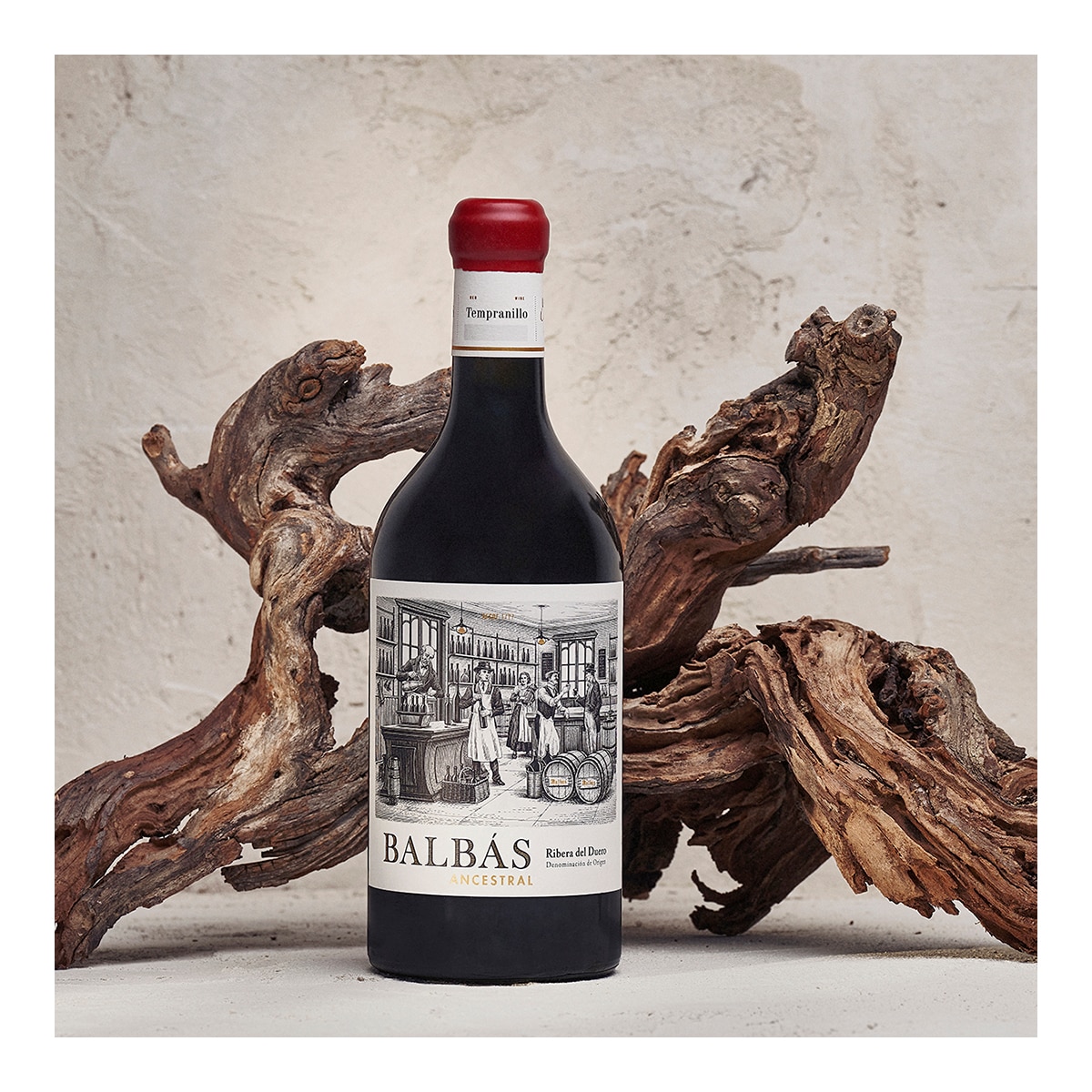 Estuche vino tinto Balbás Ancestral tempranillo 2021 Ribera del Duero 2