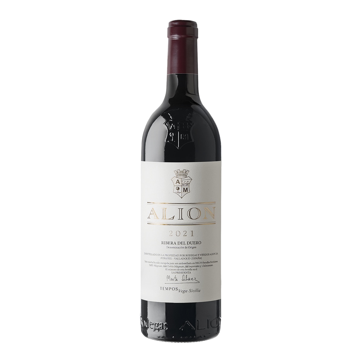 Imagen 0 de Vino tinto Alión Vega Sicilia Tempranillo 2021 Ribera del Duero