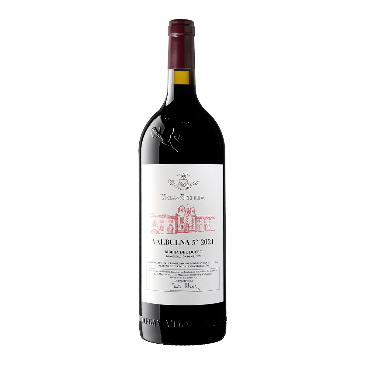 Imagen 0 de Vino tinto Valbuena 5º 2021 Vega Sicilia Ribera del Duero Mágnum
